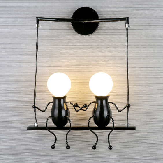 Creative Iron Children's Ball 2-Light Wall Sconce Lamp