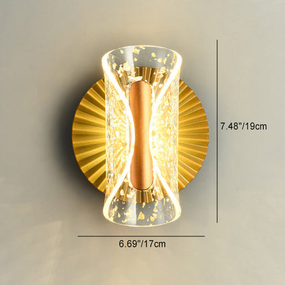 Luxury Hardware Acrylic Butterfly LED Wall Sconce Lamp