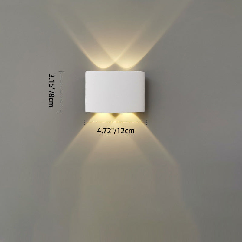 Waterproof Aluminium Iron Acrylic LED Wall Sconce Lamp