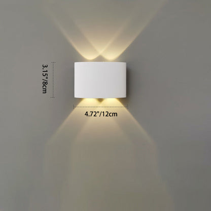 Waterproof Aluminium Iron Acrylic LED Wall Sconce Lamp