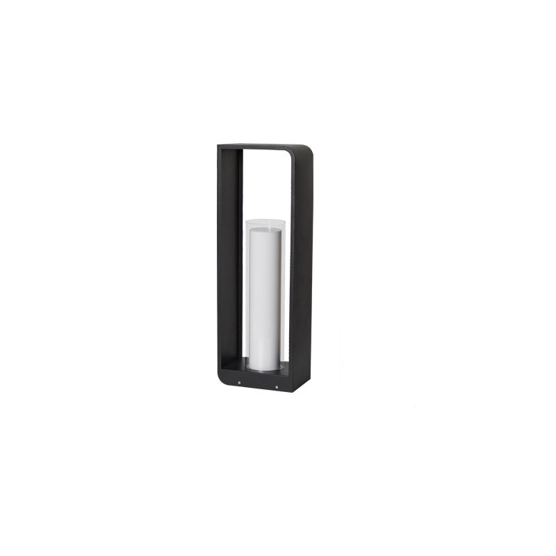 Modern Square Stainless LED Outdoor Lawn Landscape Light