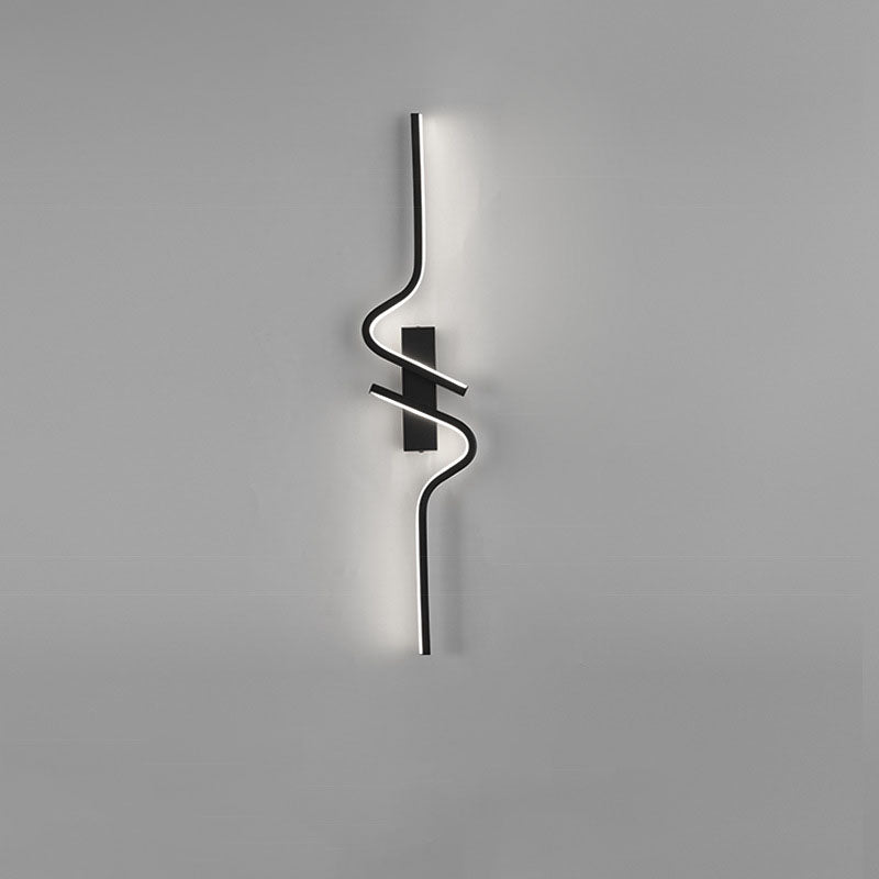 Creative Strip Aluminum Silicon Gel LED Wall Sconce Lamp