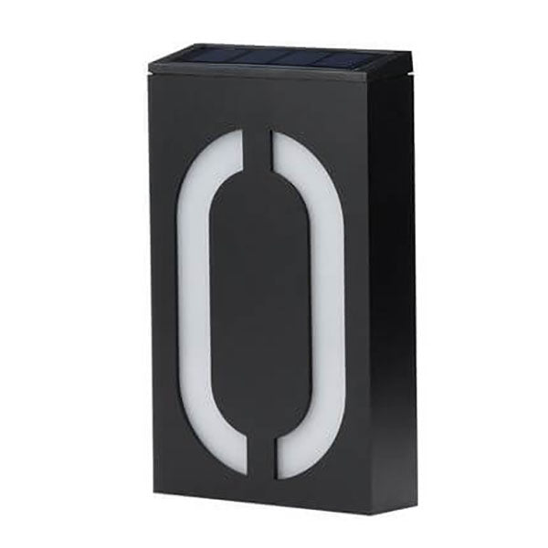 Solar Digital RGB LED Outdoor Decoration Wall Sconce Lamp
