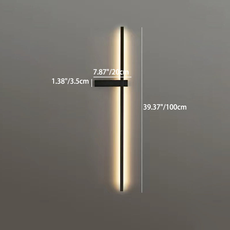 Iron Aluminum Silica Strip Line LED Wall Sconce Lamp