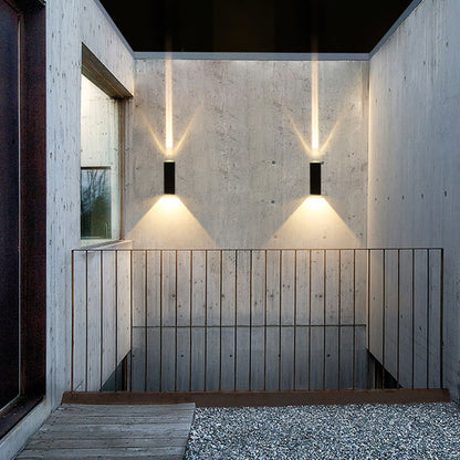 Modern Rectangular LED Outdoor Wall Sconce