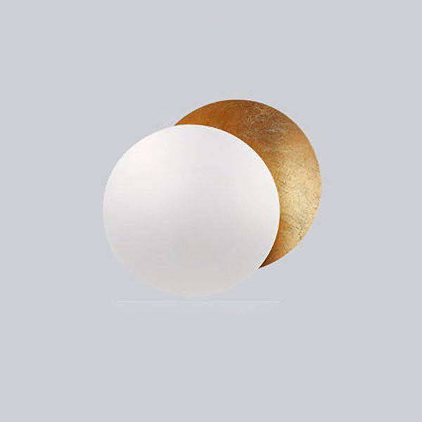 Modern Simplicity Alloy Round LED Wall Sconce Lamp