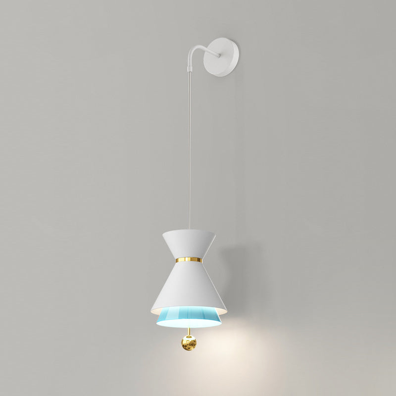 Scandinavian Bell Iron Aluminum LED Wall Sconce Lamp
