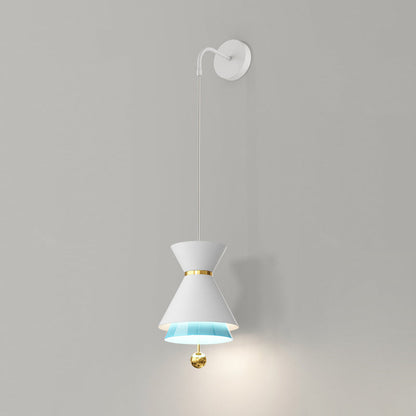 Scandinavian Bell Iron Aluminum LED Wall Sconce Lamp