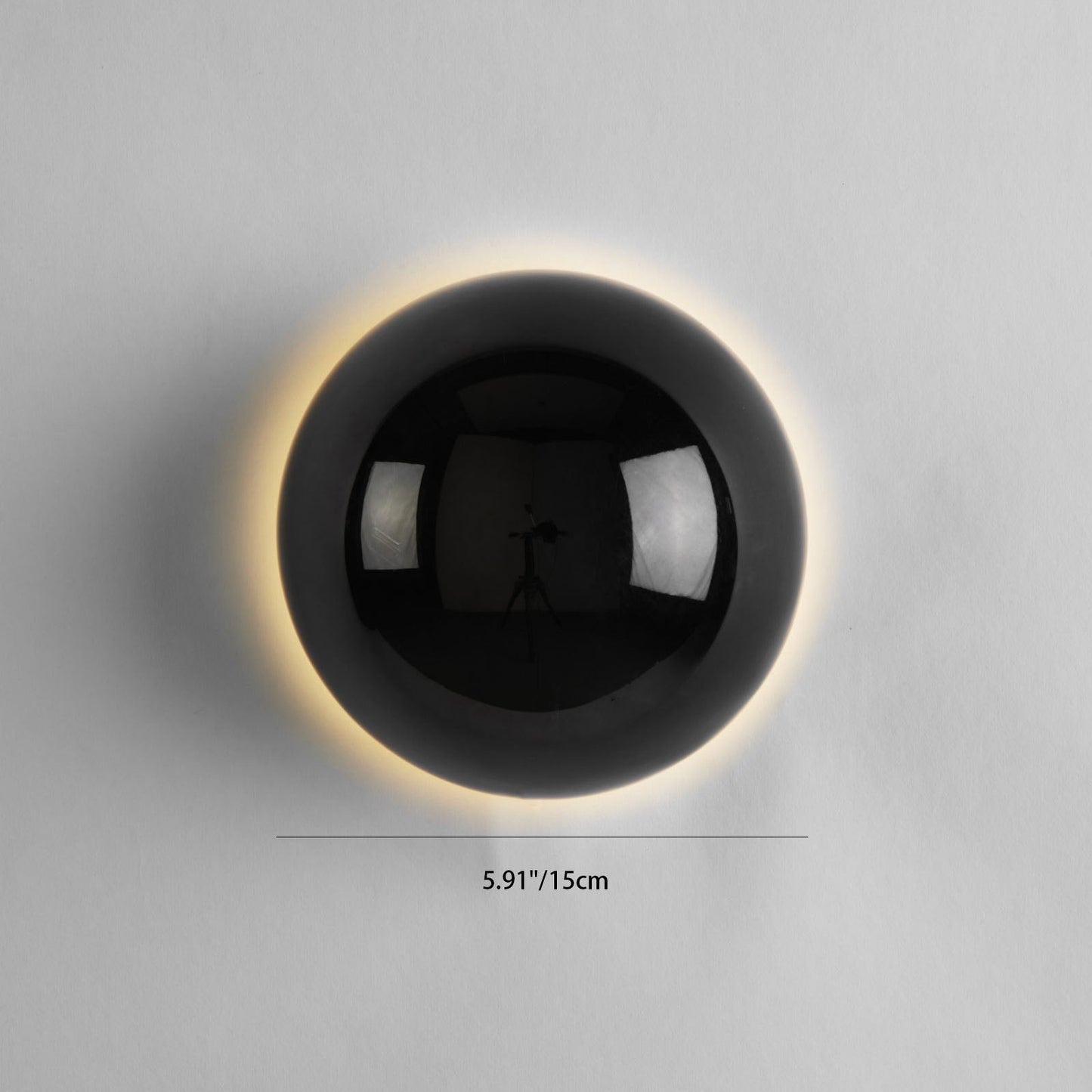 Simplicity Meteorite Semicircle Metal LED Wall Sconce Lamp