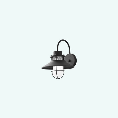 Outdoor Iron Body 1-Light Outdoor Wall Sconce Lamp