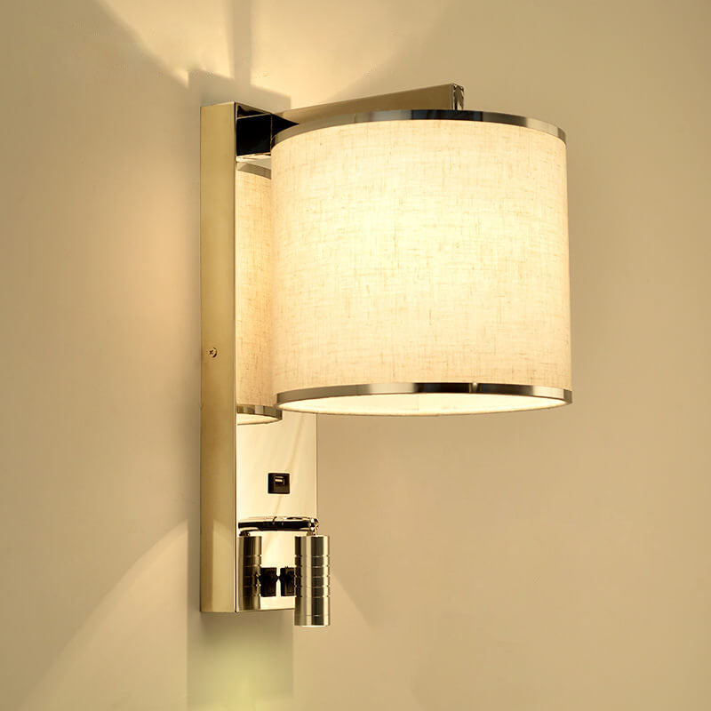 Light Luxury Stainless Steel 1-Light Wall Sconce Lamp