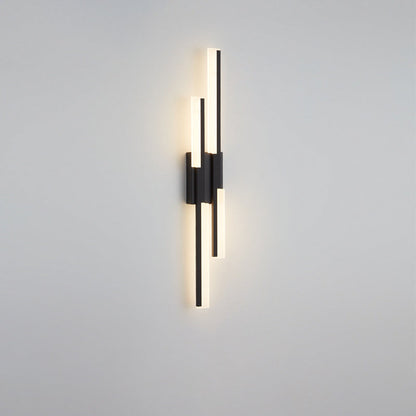 Minimalist Vertical Bar Acrylic Iron LED Wall Sconce Lamp