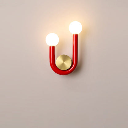U-Shape Iron Aluminium Acrylic LED Wall Sconce Lamp