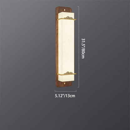 Chinese Acrylic Rectangular Cloud LED Wall Sconce Lamp