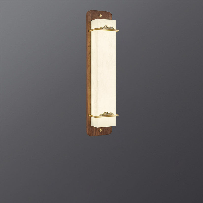 Chinese Acrylic Rectangular Cloud LED Wall Sconce Lamp