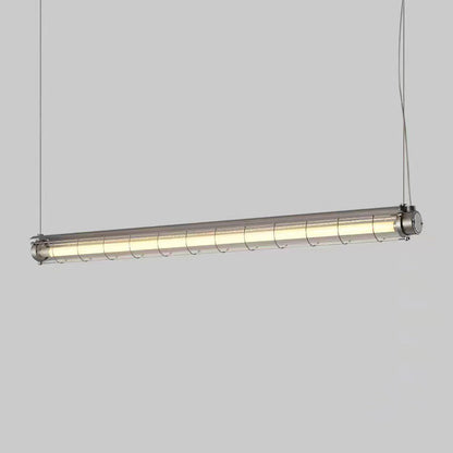 Contemporary Industrial Long Hardware Acrylic 1/2 Light Island Light Chandelier For Dining Room