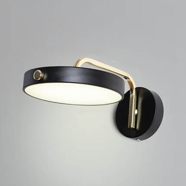 Macaron Color Round Head Iron Acrylic LED Wall Sconce Lamp