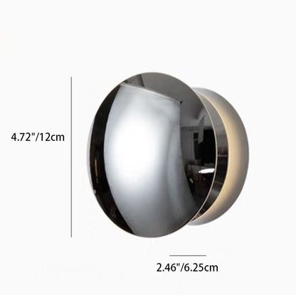 Spherical Electroplated Aluminum LED Wall Sconce Lamp