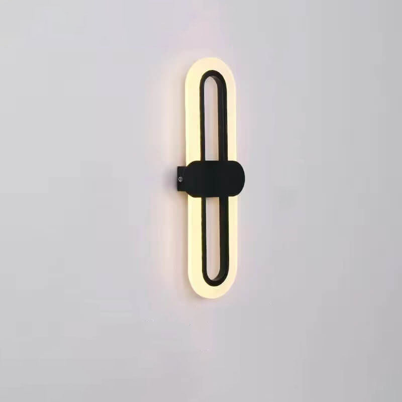 Circular Ring Acrylic Aluminum LED Wall Sconce Lamp