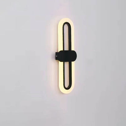 Circular Ring Acrylic Aluminum LED Wall Sconce Lamp