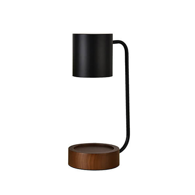 Japanese Minimalist Wood Timing Dimming Table Lamp