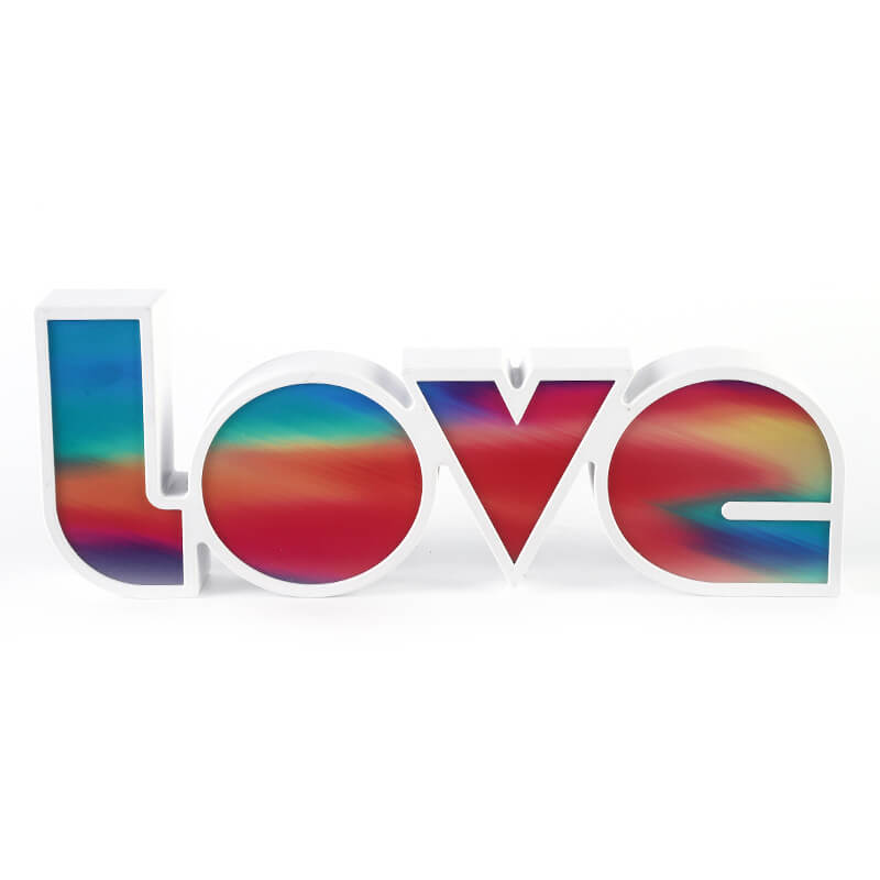 Contemporary Love Letters Table Lamp