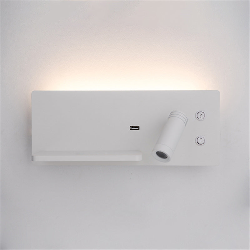 Rectangular Iron LED Rotatable Spotlight Wall Sconce Lamp