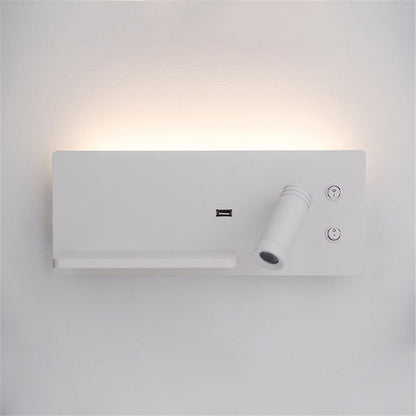 Rectangular Iron LED Rotatable Spotlight Wall Sconce Lamp