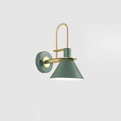 Modern Minimalist Horn Iron 1-Light Wall Sconce Lamp