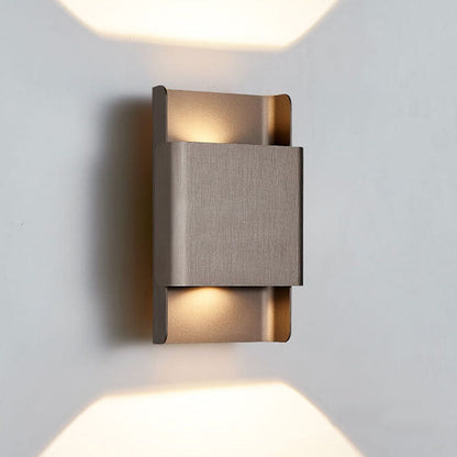 Rectangular Double-headed Aluminum LED COB Wall Sconce Lamp