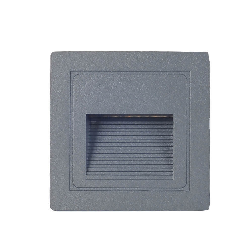 Iron Glass Step Light LED Flush Mount Wall Sconce Lamp