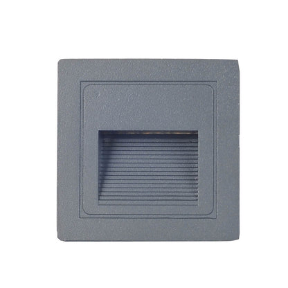 Iron Glass Step Light LED Flush Mount Wall Sconce Lamp