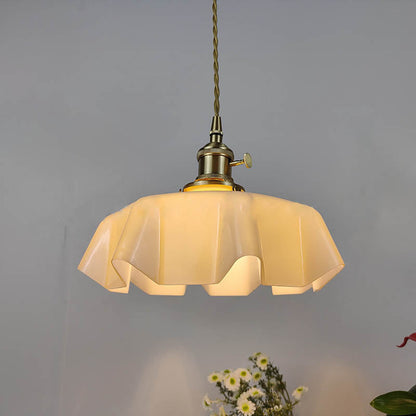 Traditional Petal Pendant Light