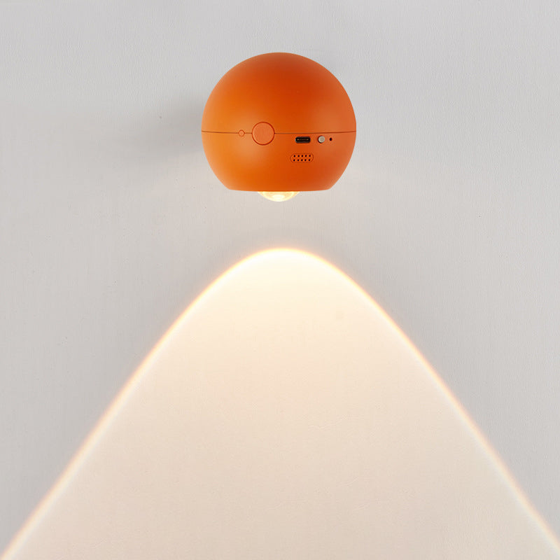 Modern Minimalist Orb USB ABS LED Wall Sconce Lamp