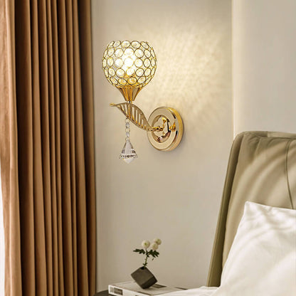 Creative Crystal Ball 1- Light Wall Sconce Lamp