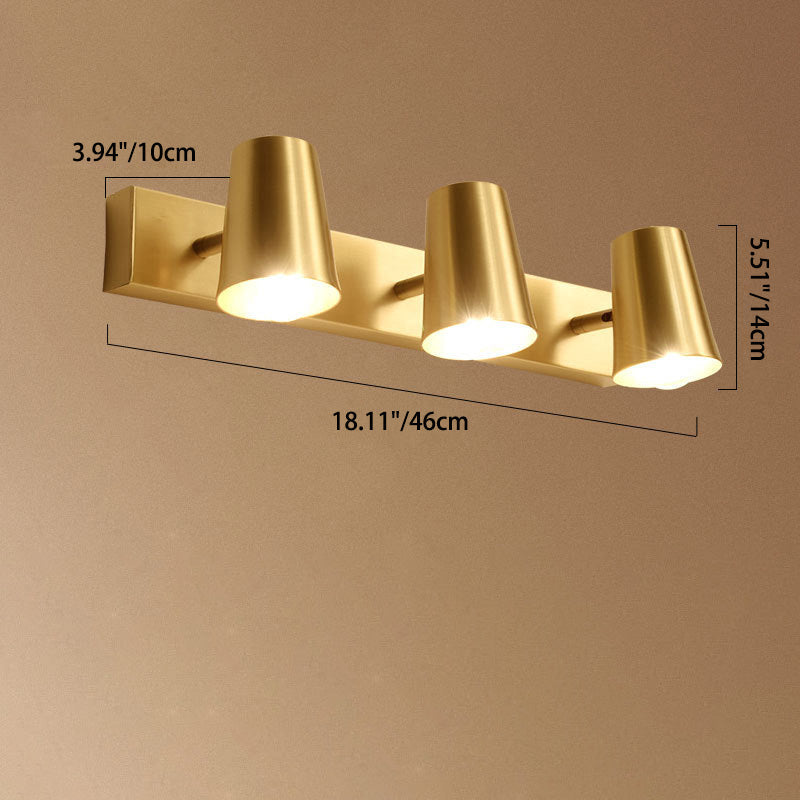 Full 1/2/3-Light Vanity Mirror Front Wall Sconce Lamp
