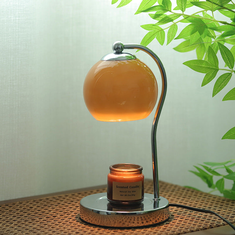 Modern Glass Orb Table Lamp