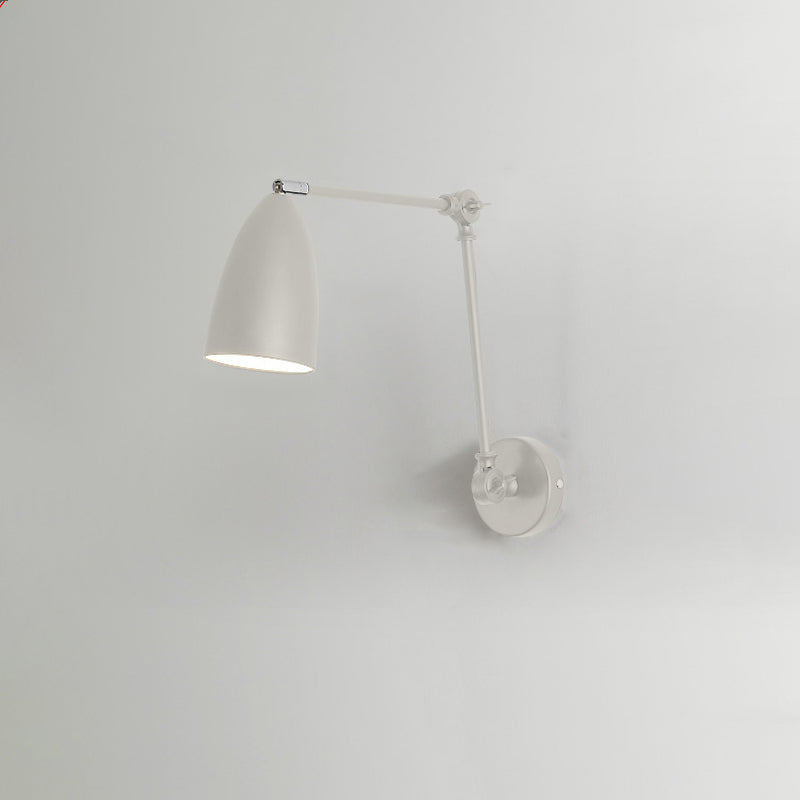 Simplicity Rocker Arm Long Rod 1-Light Wall Sconce Lamp