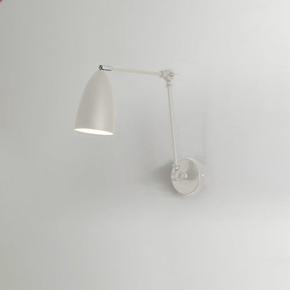 Simplicity Rocker Arm Long Rod 1-Light Wall Sconce Lamp