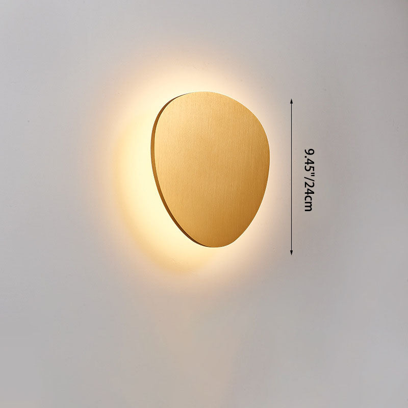 Scandinavian Round Aluminum Acrylic LED Wall Sconce Lamp