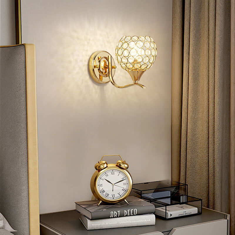 Creative Crystal Ball 1- Light Wall Sconce Lamp