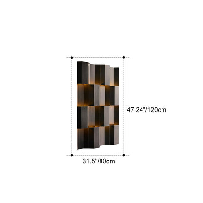 Waterproof Stainless Steel Rectangular LED Wall Sconce Lamp