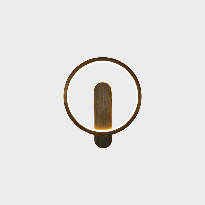 Industrial All Copper Nordic Round LED Wall Sconce Lamp