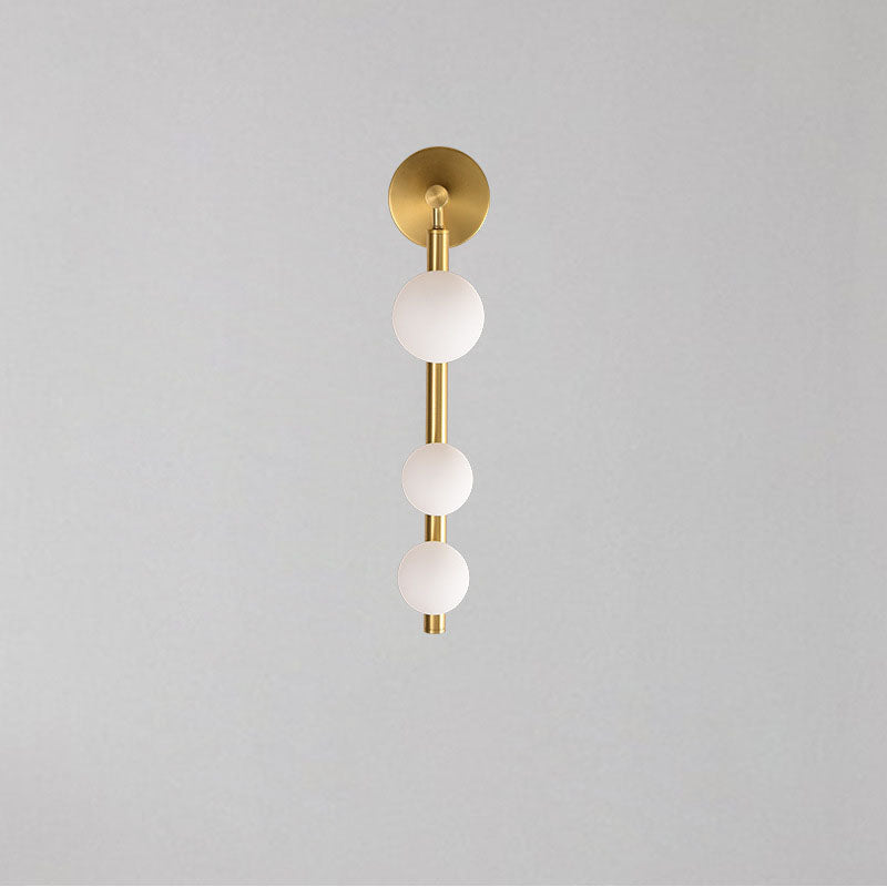 Simplicity Iron Glass Ball 3/5/7-Light Wall Sconce Lamp
