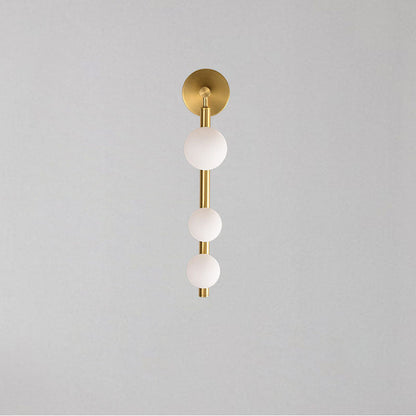 Simplicity Iron Glass Ball 3/5/7-Light Wall Sconce Lamp