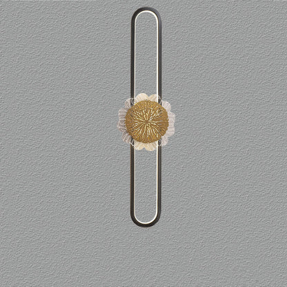Full Copper Minimalist Ring Design LED Wall Sconce Lamp