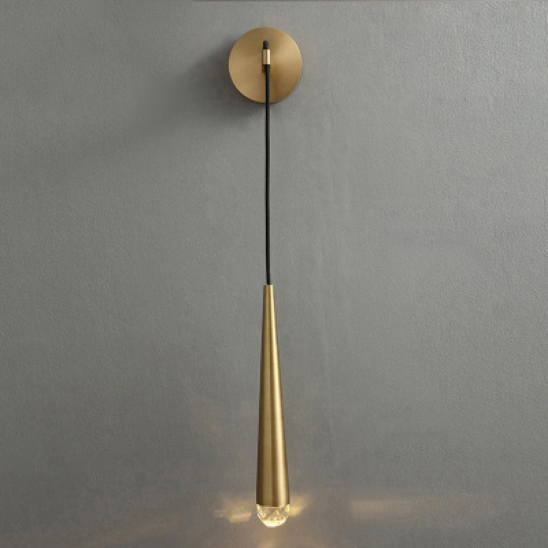 Iron Strip Ball Strip Cylinder 1-Light Wall Sconce Lamp