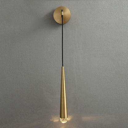Iron Strip Ball Strip Cylinder 1-Light Wall Sconce Lamp