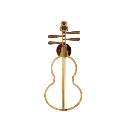 Chinese Pipa Instrument Zen Decoration LED Wall Sconce Lamp