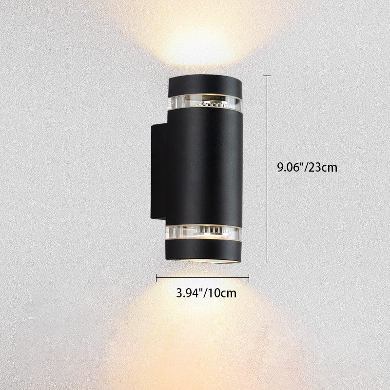 Waterproof Up And Down Luminous Spotlight Wall Sconce Lamp